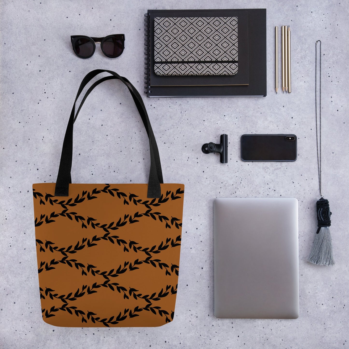 Bronze and Black Tote bag - JOYTOWNE LLC