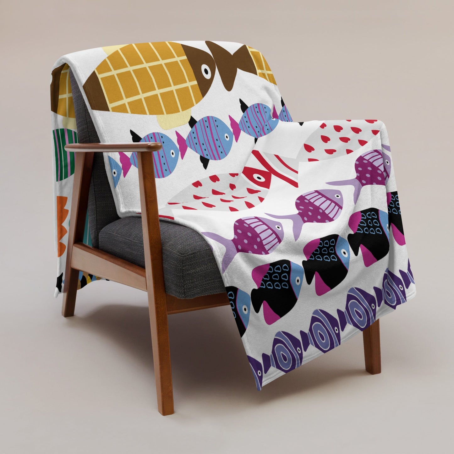 Fish in the Sea Throw Blanket - JOYTOWNE LLC