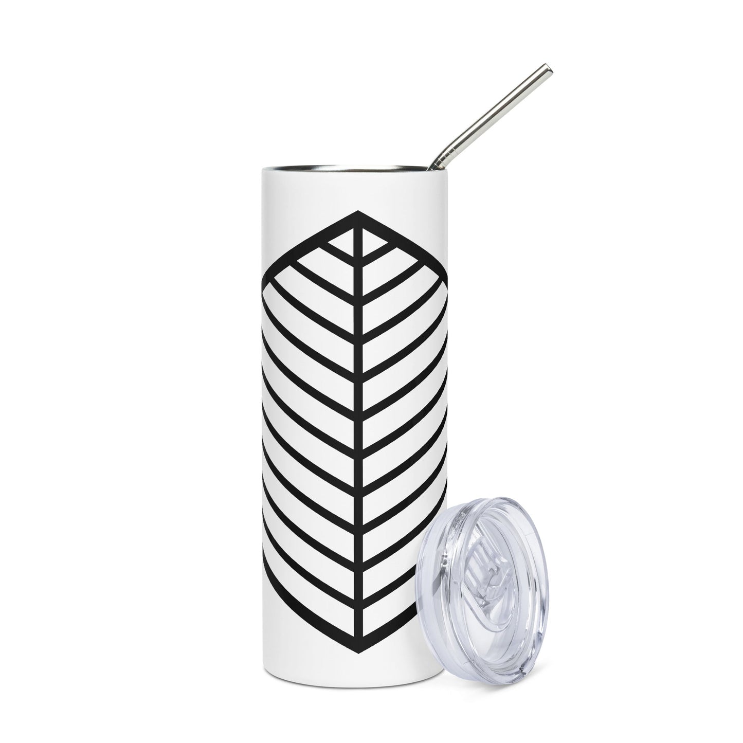 Geometric Leaf Stainless steel tumbler - JOYTOWNE LLC