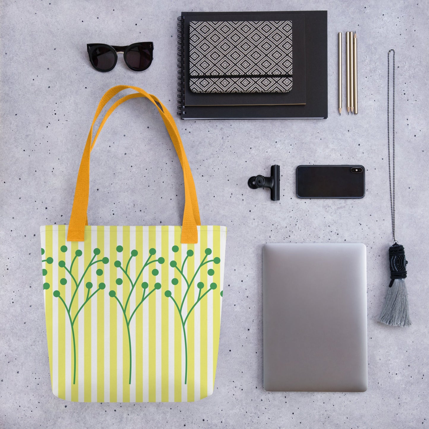 Skinny Fruittree Tote bag - JOYTOWNE LLC