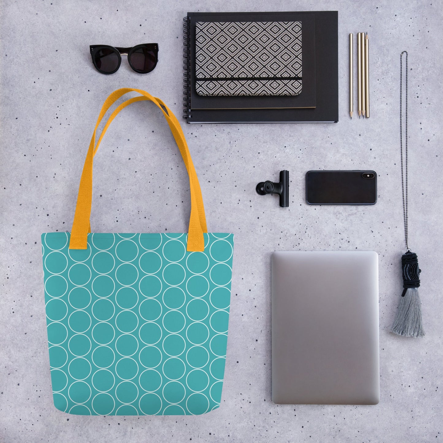 Water Circles Tote bag - JOYTOWNE LLC