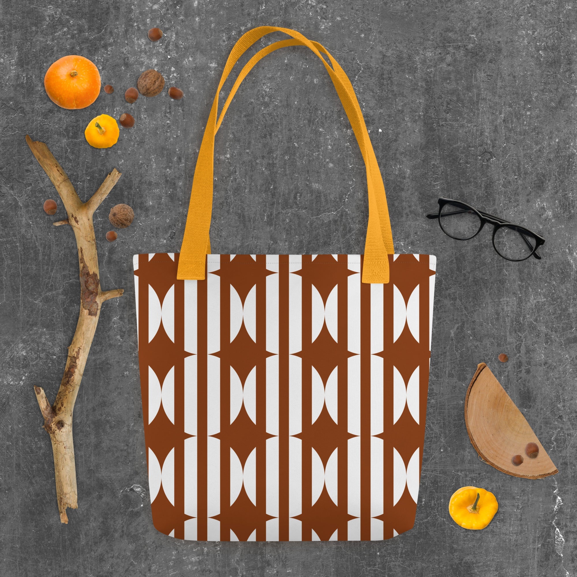 Shops caramel tote bag