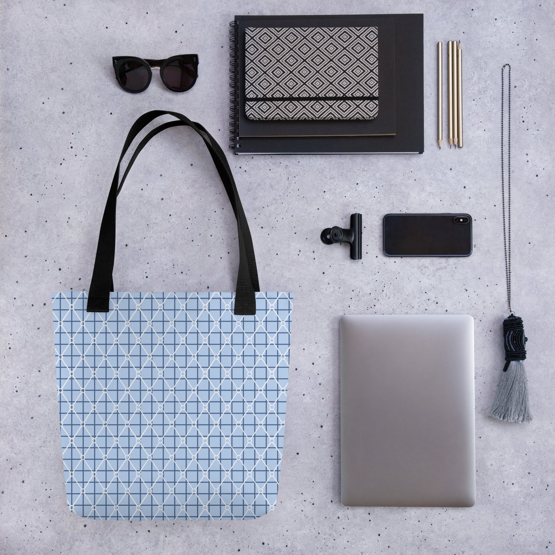 Light Blue Tote bag - JOYTOWNE LLC