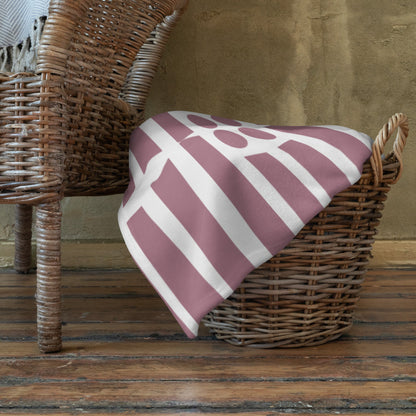 Purple Line Throw Blanket - JOYTOWNE LLC